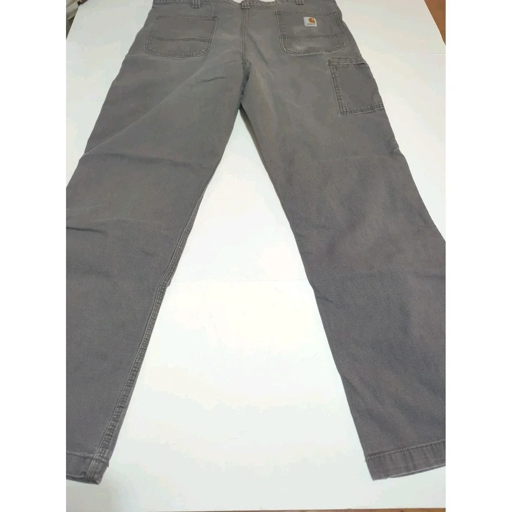 Carhartt Relaxed Fit Carpenter Pants Mens 38x34 Gray Streetwear Skater Workwear